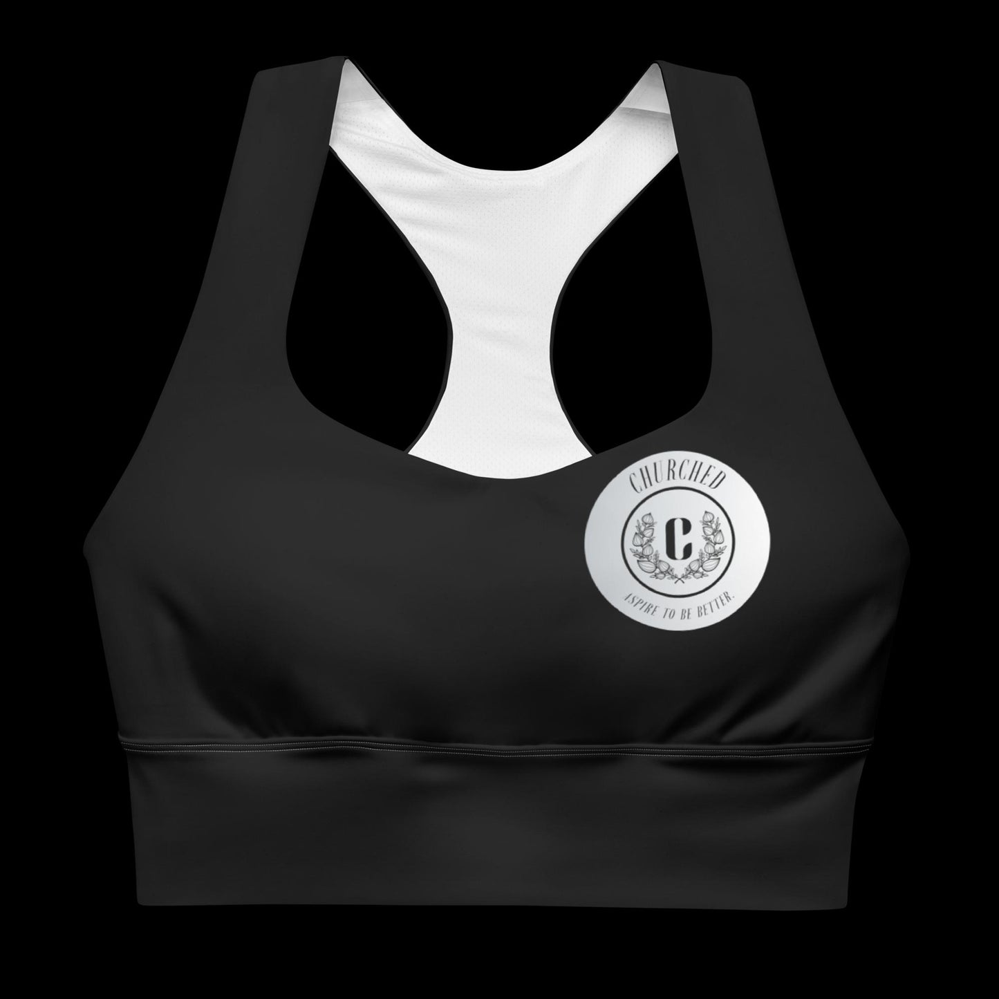 Longline sports bra