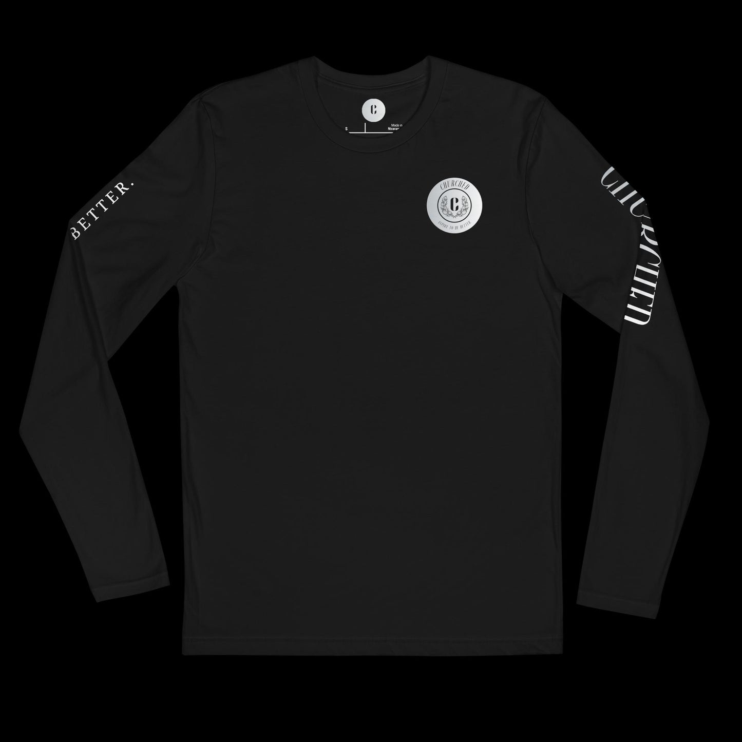 Long Sleeve Fitted Crew