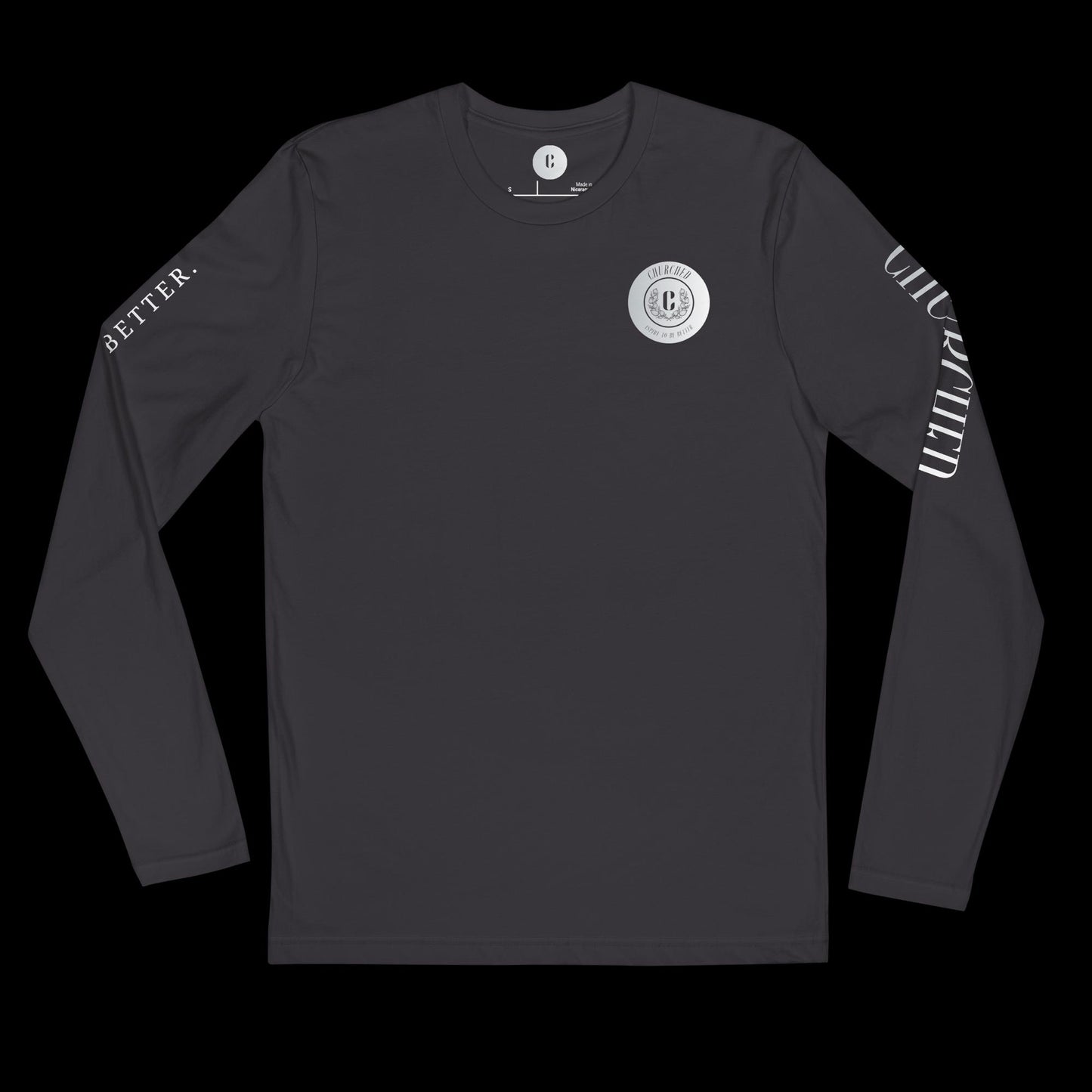 Long Sleeve Fitted Crew