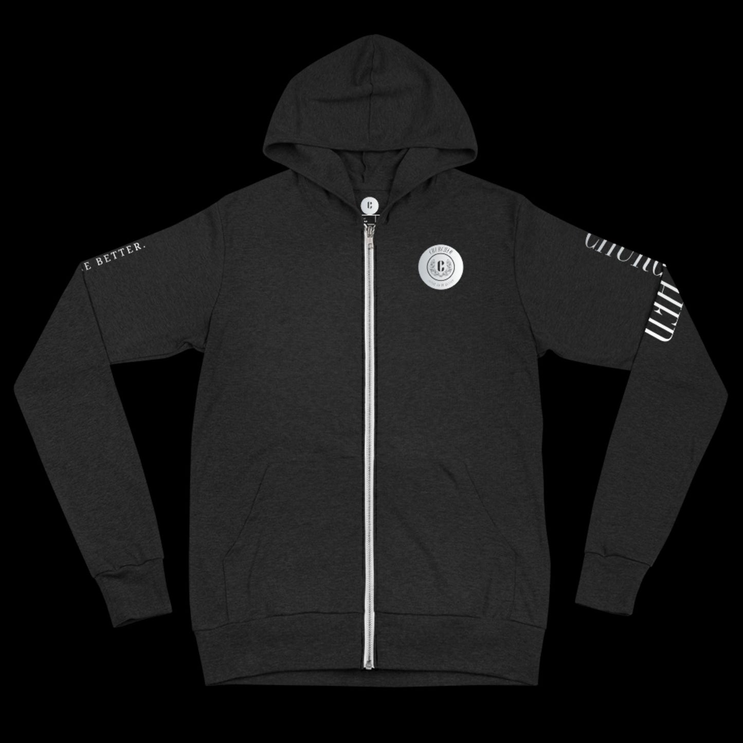 Unisex zip hoodie