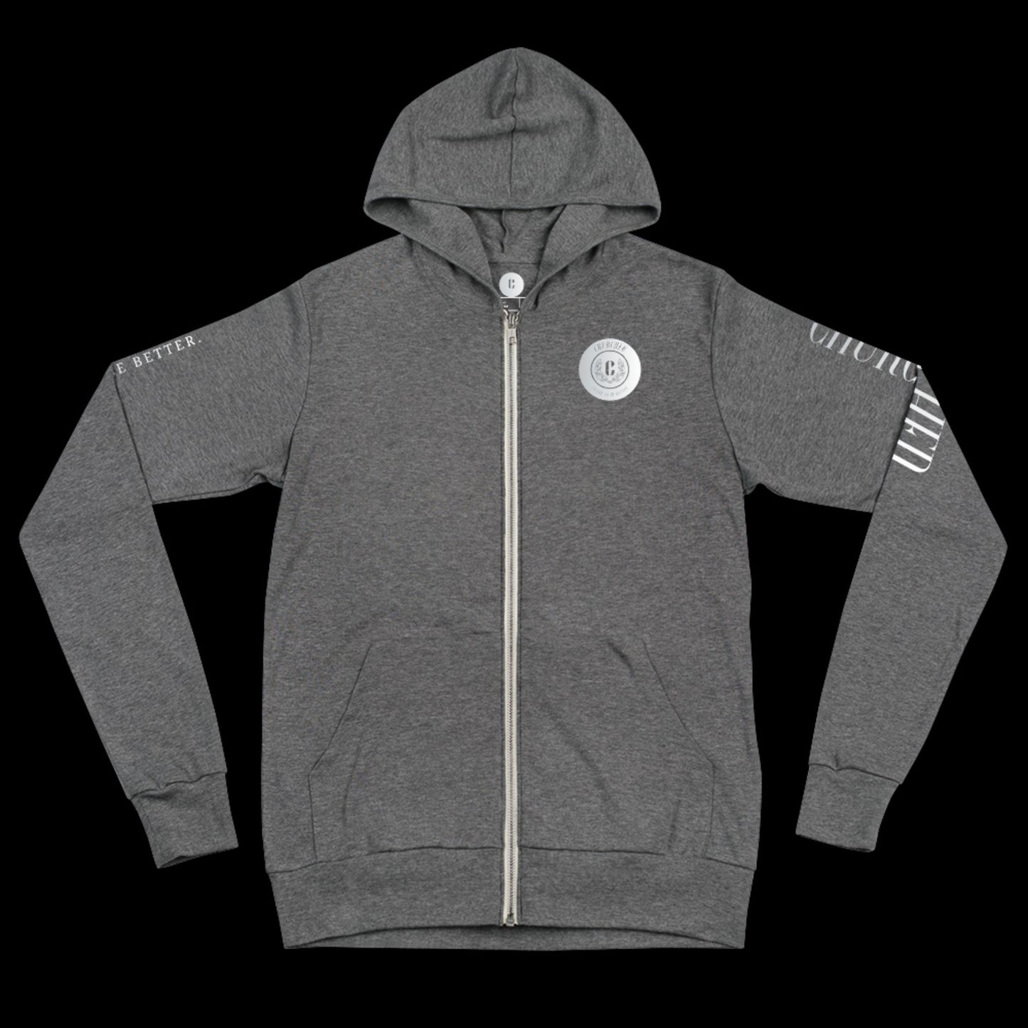 Unisex zip hoodie